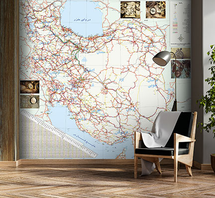 پوستر دیواری ایران MAP49