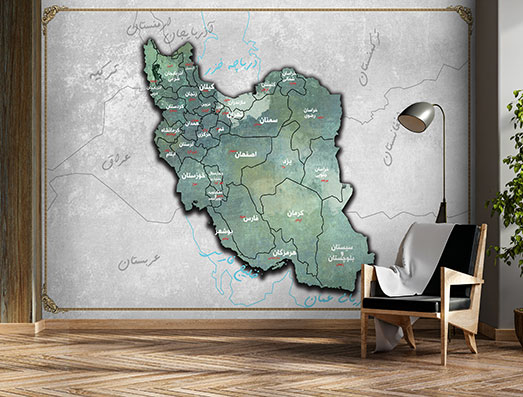 پوستر دیواری ایران MAP51