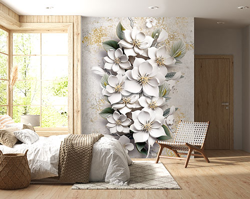 پوستر دیواری گل سه بعدی PA451