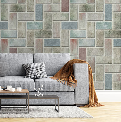 پوستر دیواری طرح آجر PA825
