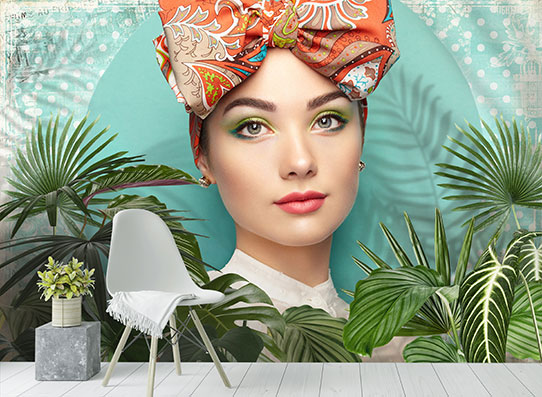 پوستر دیواری سالن زیبایی زنانه PA396