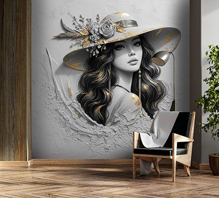 پوستر دیواری سالن زیبایی زنانه PB500