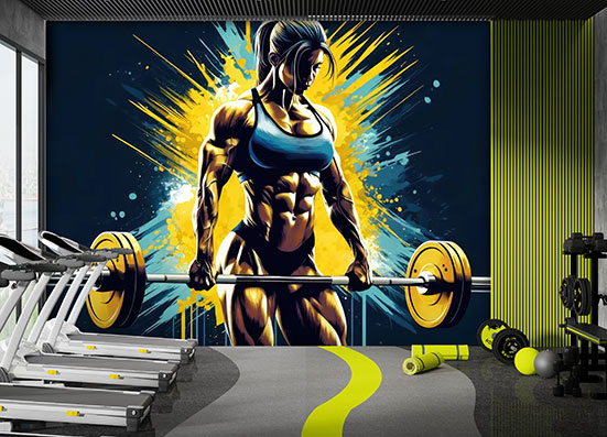 پوستر دیواری باشگاه زنانه pa940