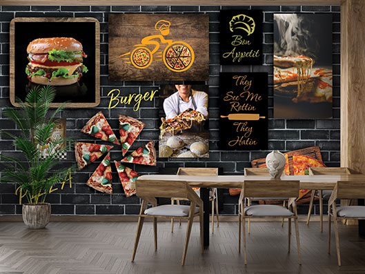 پوستر دیواری غذا fastfood47-pb103