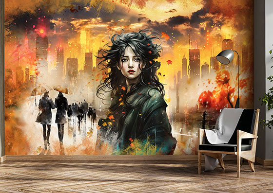 پوستر دیواری چهره pa953