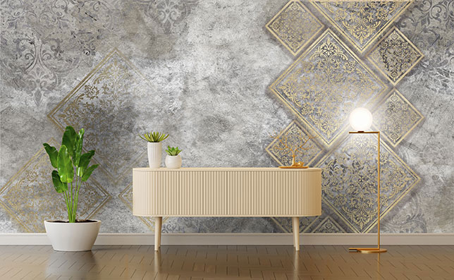 پوستر دیواری داماسک PA328
