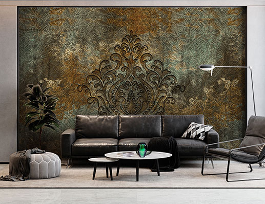 پوستر دیواری داماسک F7074