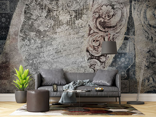 پوستر دیواری داماسک PA342