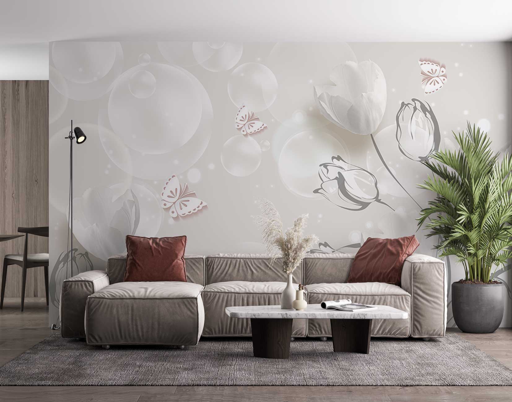 پوستر دیواری گل درشت g-3702