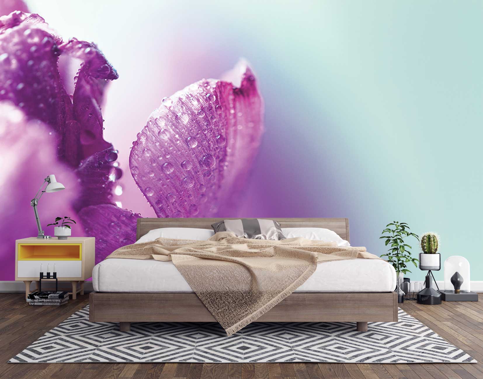 پوستر دیواری گل درشت mt-83595
