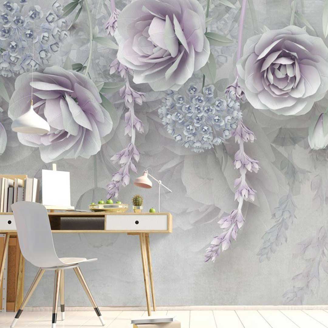 پوستر دیواری گل سه بعدی SP-093
