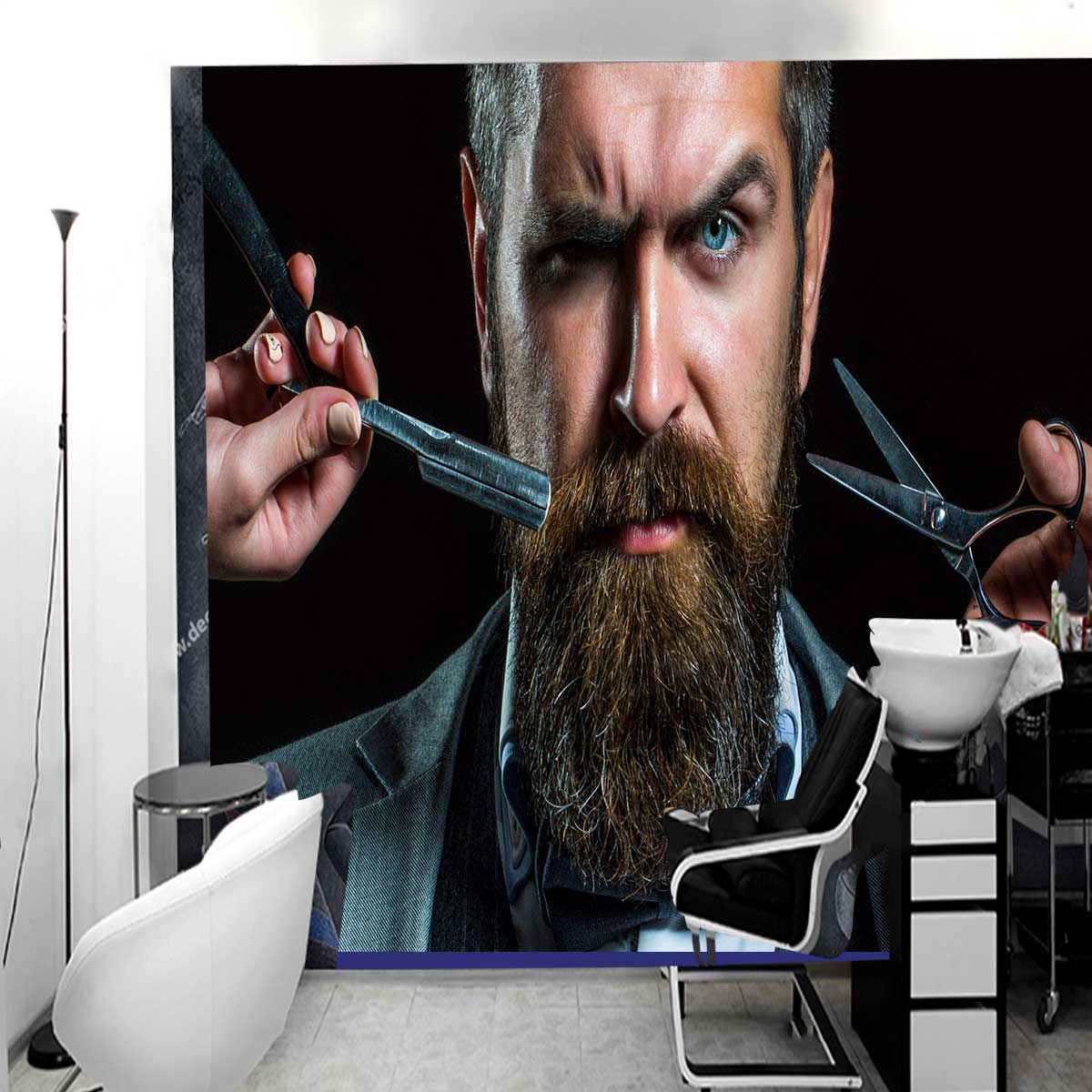 پوستر دیواری آرایشگاه مردانه T5175