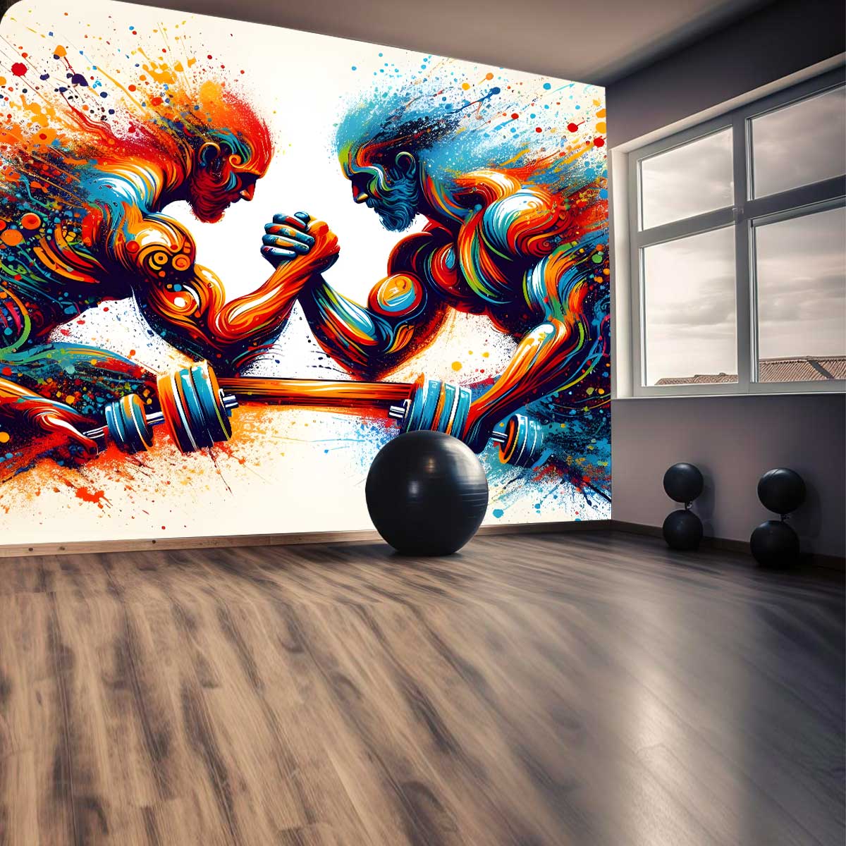 پوستر دیواری باشگاه بدنسازی مردانه T5096