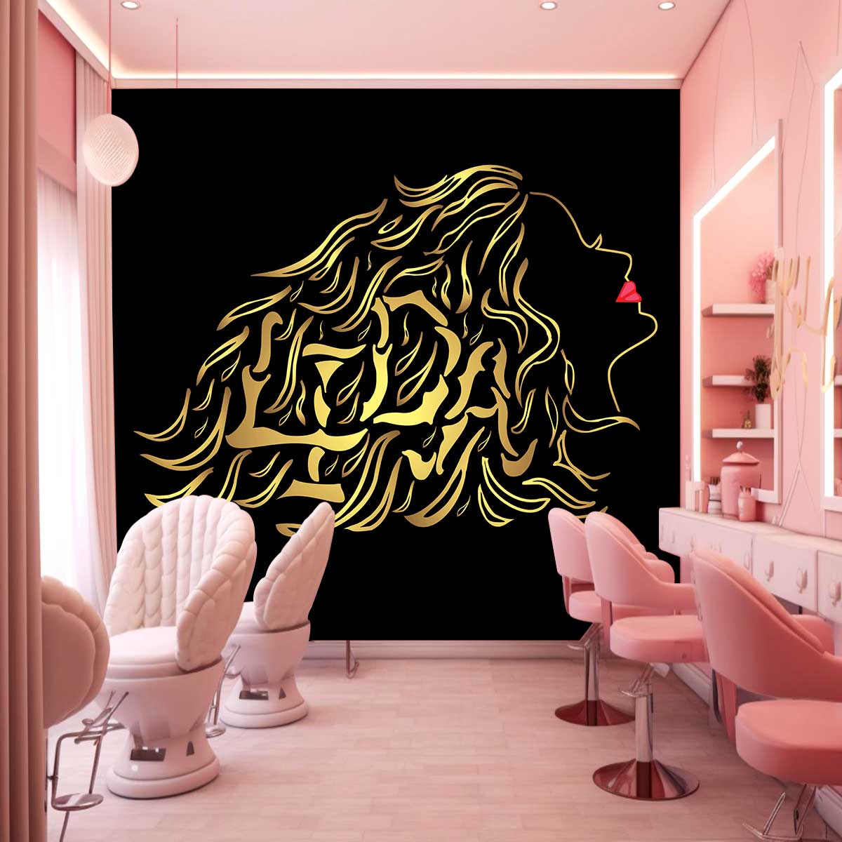 پوستر دیواری سالن زیبایی زنانه خفن t3463