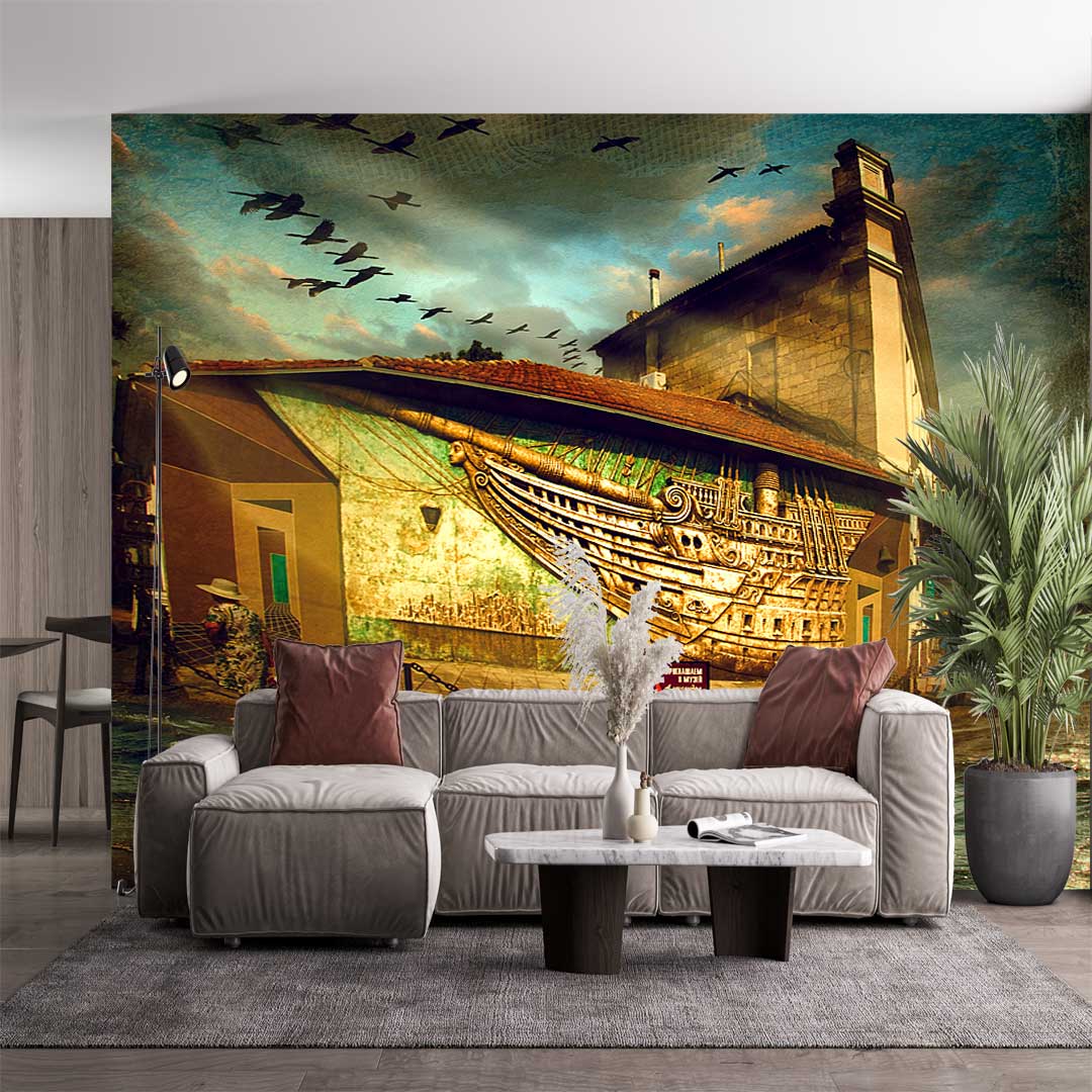 پوستر دیواری شهر  خانه t3658