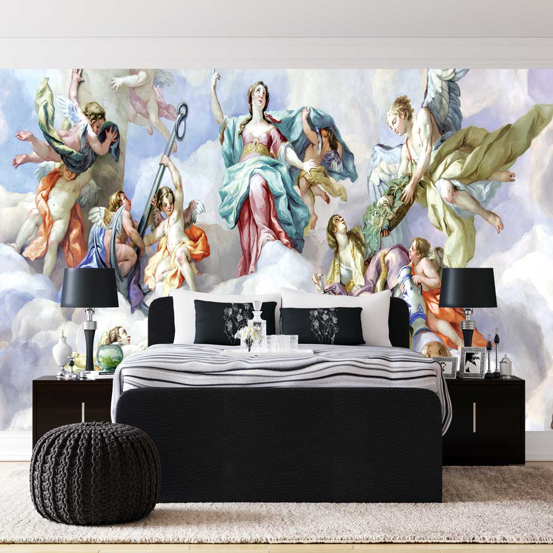 پوستر دیواری سه بعدی  نقاشی رنسانس t4149