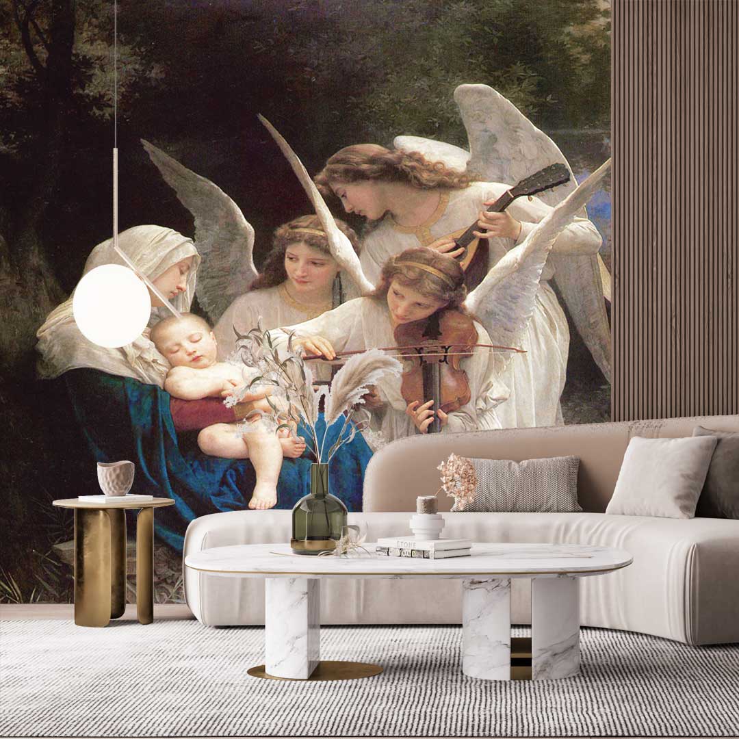 پوستر دیواری سه بعدی مادر و فرشته t4211