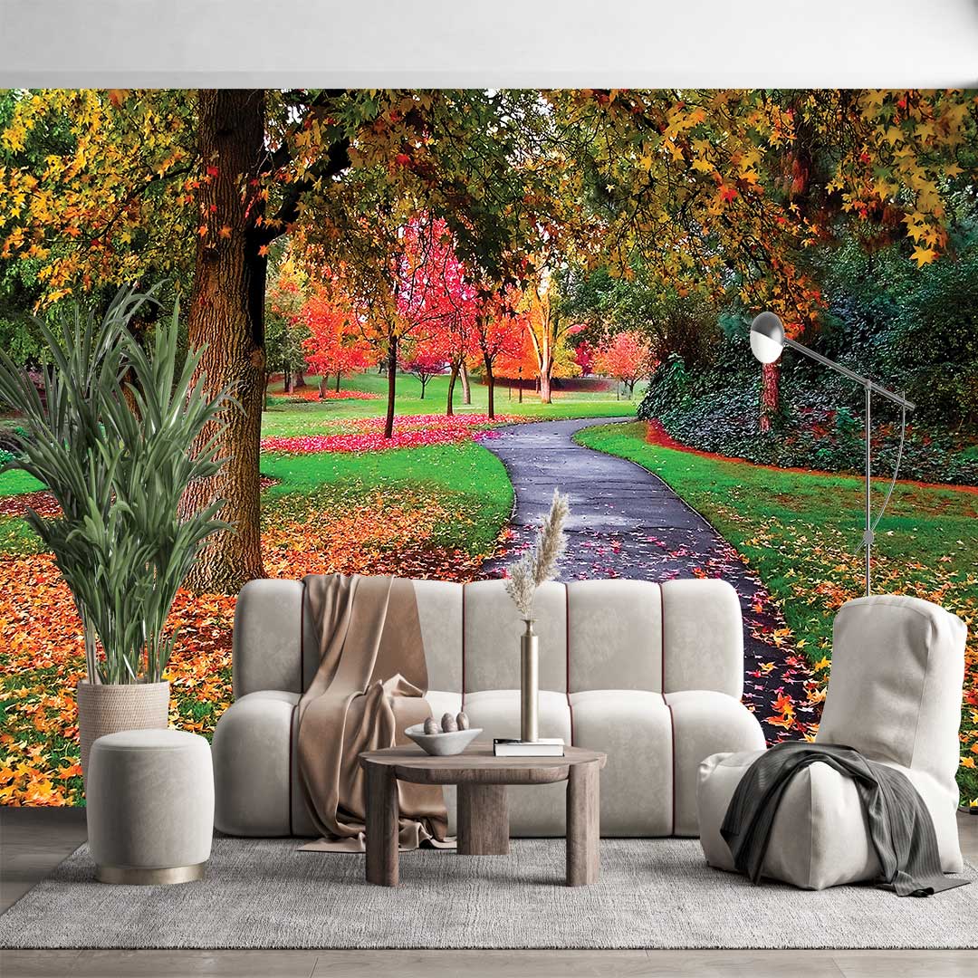 پوستر دیواری طبیعت منظره رنگی t4076