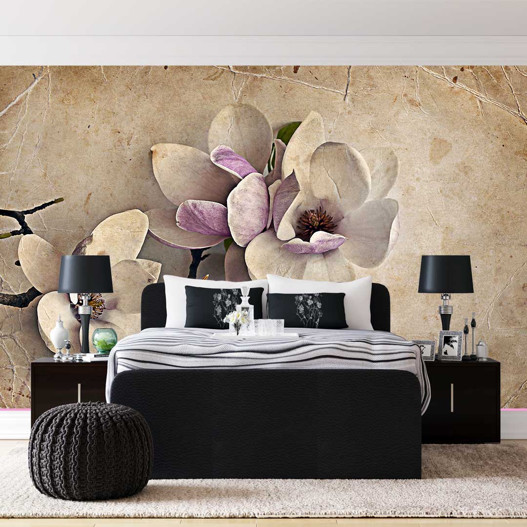 پوستر دیواری مجسمه  گلها t3365