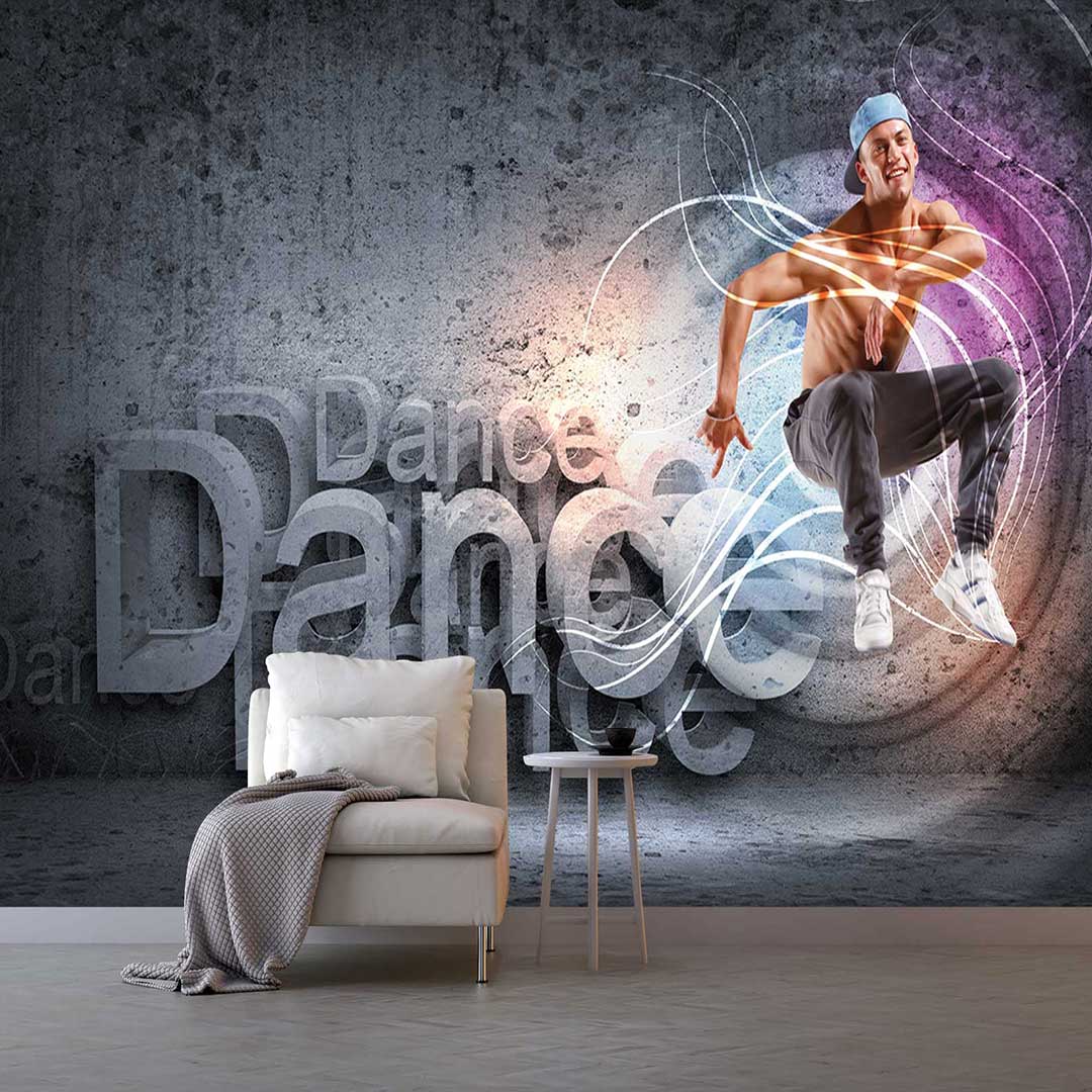 پوستر دیواری موسیقی و رقص دنس d5358