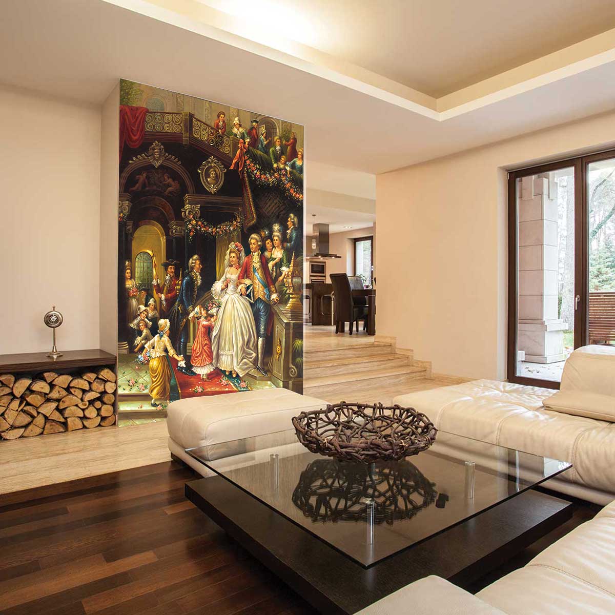 پوستر دیواری نقاشی خانواده اشرافی t3602