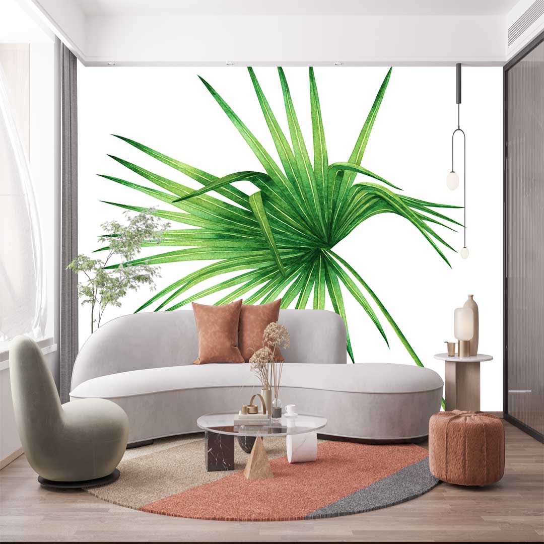 پوستر دیواری تاپیکال برگ گل t3915