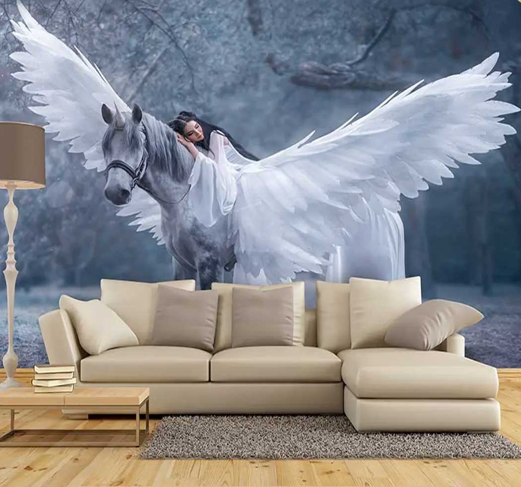 پوستر-دیواری-اسب-بالدار-کد-h-11313
