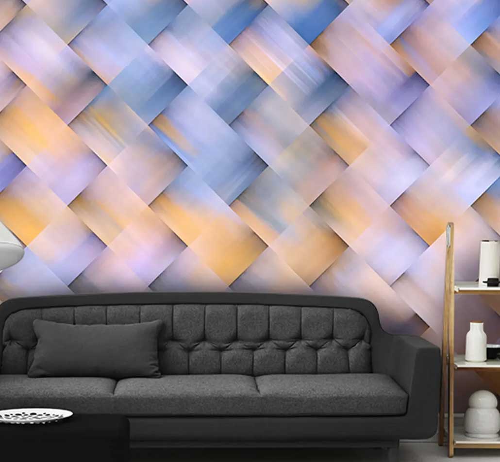 پوستر دیواری هندسی آبرنگی کد b-9340