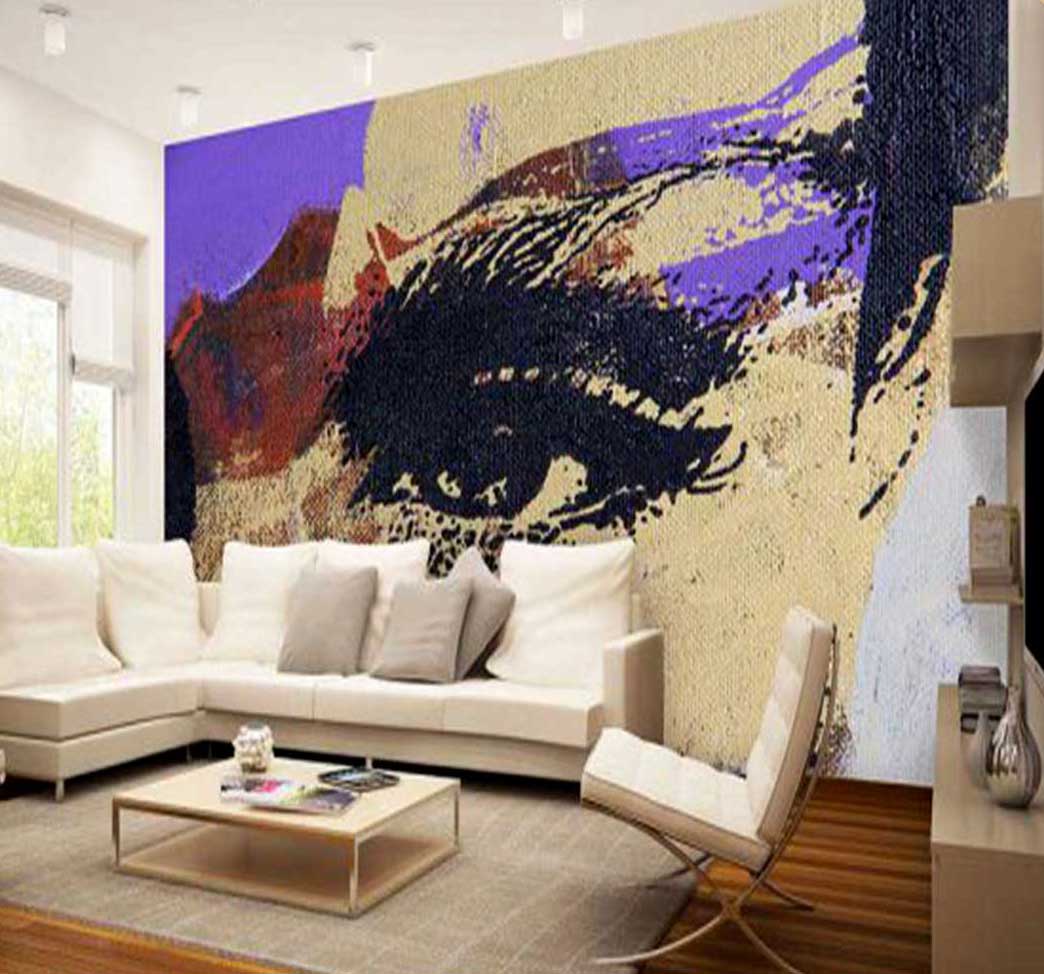 پوستر دیواری گرافیتی چهره دخترکدg12205