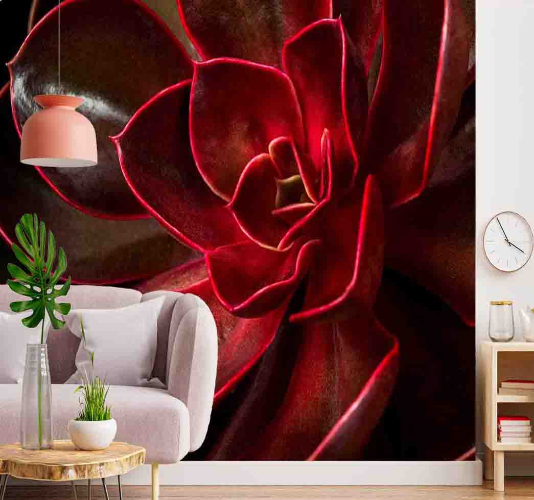 پوستر دیواری گل قرمز کد F-8221