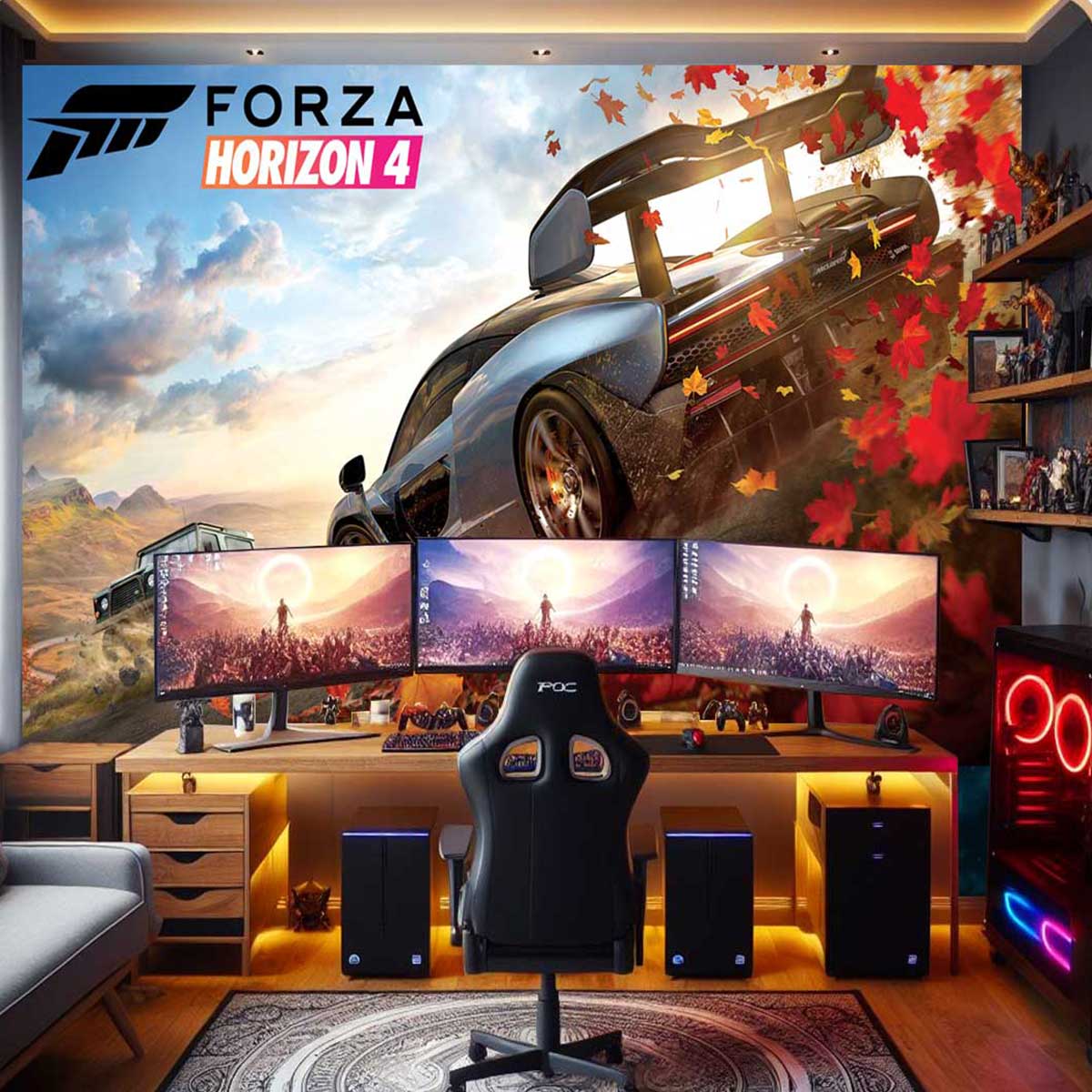 پوستر-دیواری-گیمینگ-طرح-بازی-Forza-Horizon-5-کد-k-1306