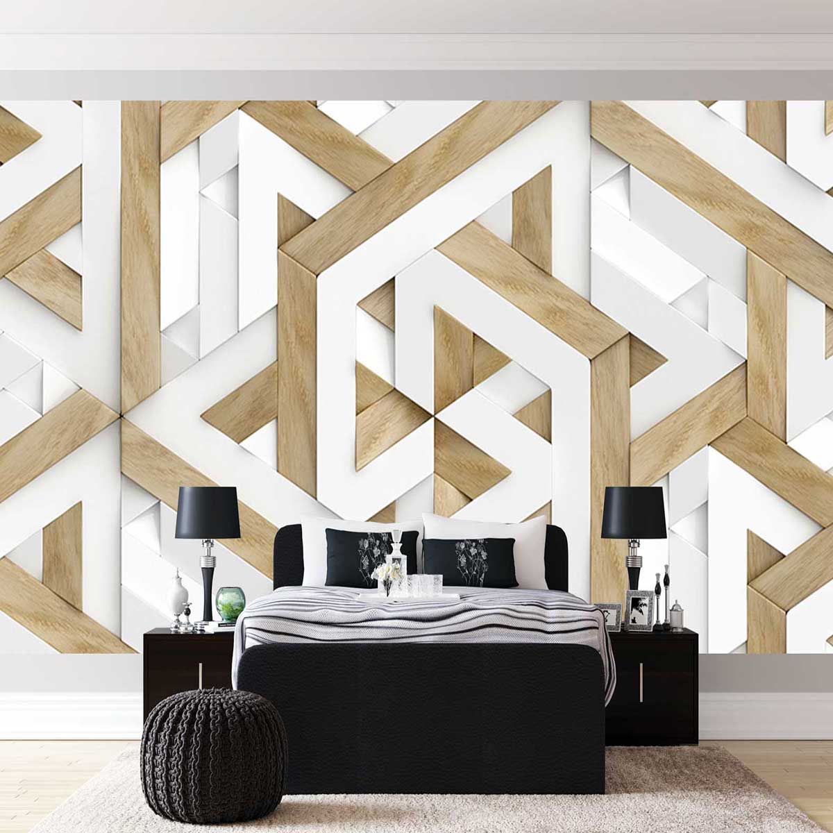 پوستر دیواری سه بعدی برجسته لاکچری mt83864