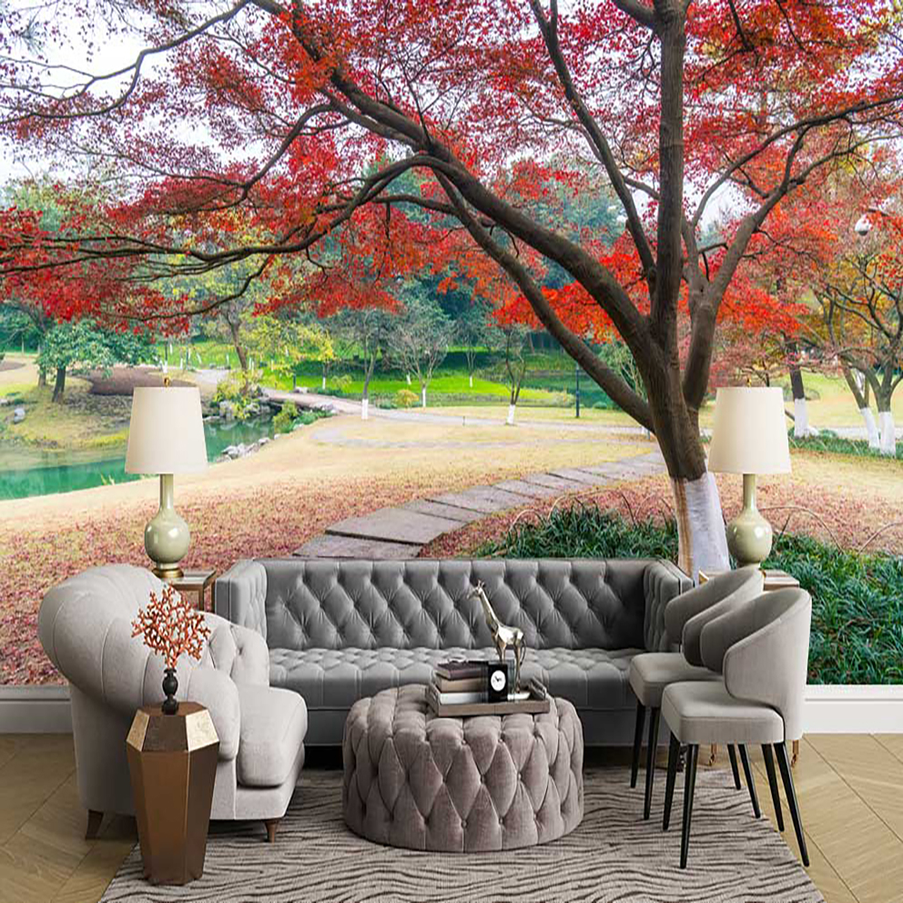 پوستر دیواری درخت قرمز کد n-6311