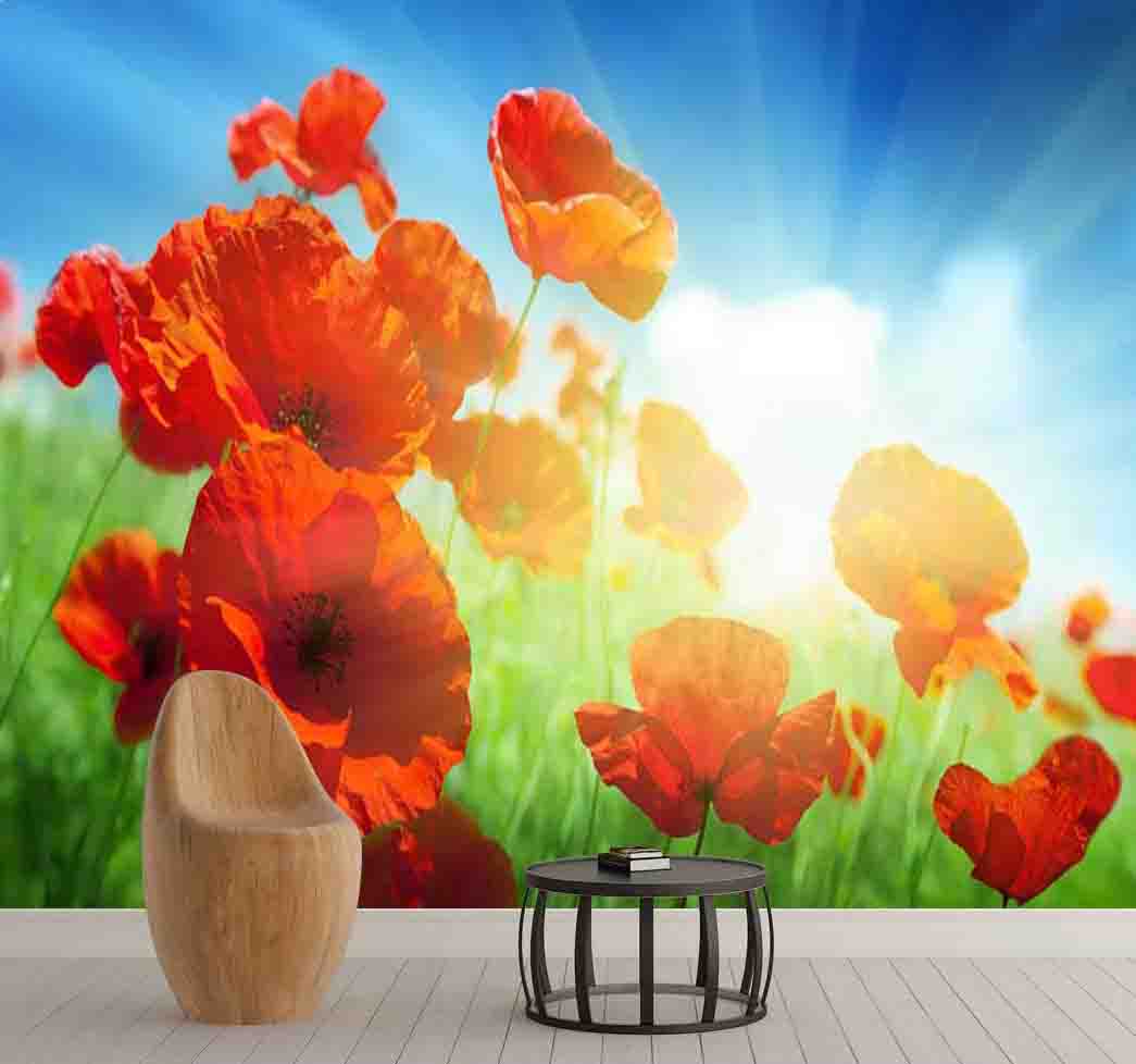پوستر دیواری دشت گل کد F-8325